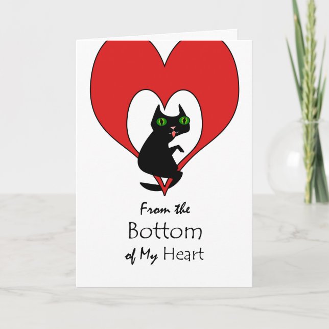 Cartão De Agradecimento From the Bottom of My Heart, Thank You (Frente)