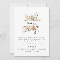 Funcional Pampas Grass Bereavement Obrigado