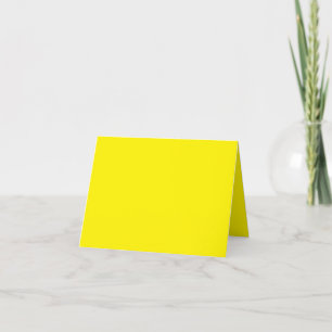 Cartão De Agradecimento fundo amarelo com borda negra