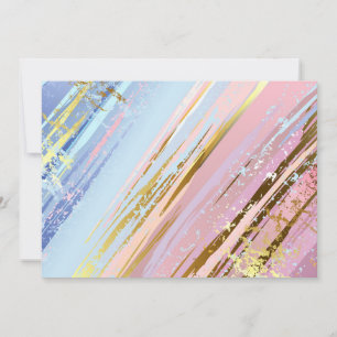 Cartão De Agradecimento Fundo Rosa Texturizado