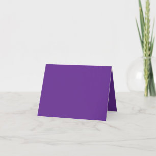 Cartão De Agradecimento fundo roxo com borda branca
