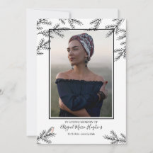 Funeral Elegante Robin Bird Obrigado Por Seres Rec