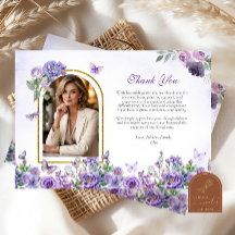 Funeral Floral Roxo Borboleta