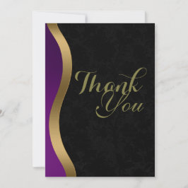 Cartão De Agradecimento Funeral Preto Dourado Elegante