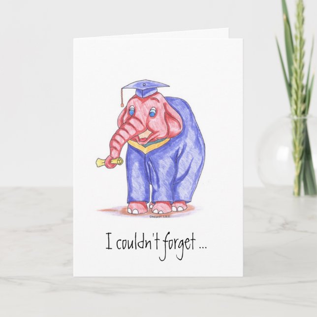 Cartão De Agradecimento Funny Graduation Thank You Card (Frente)