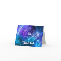 Galáxia Roxa Moderna Bar Mitzvah Dobrada