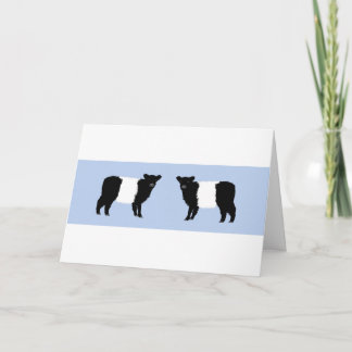 Cartão De Agradecimento Galloway calf brthday card