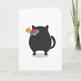 Cartão De Agradecimento Gatinho Grateful