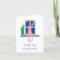 Gato Bonito Obrigado por me alimentar