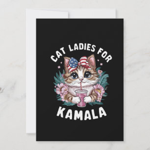 Cartão De Agradecimento Gato-Senhoras Para Kamala (9)