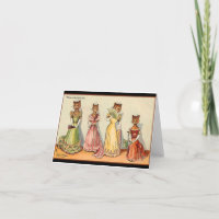 Gatos Louis Wain Wallflower Girl