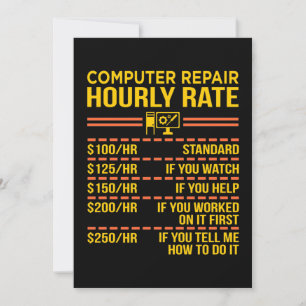 Cartão De Agradecimento Geek de programador de software técnico de TI para