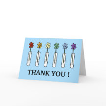 Geek Science Rainbow Flower Obrigado