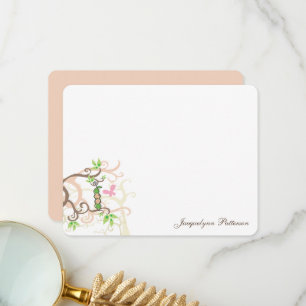 Cartão De Agradecimento Gêmeas e putinas lindas, Ervilhas roscas e brancas