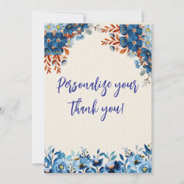 Cartão De Agradecimento Gêmeos no Bloom