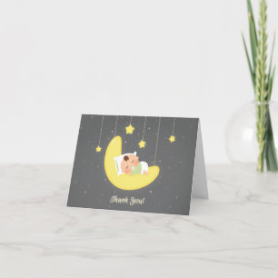 Cartão De Agradecimento Gender Neutral Twinkle Little Star Thank You Card
