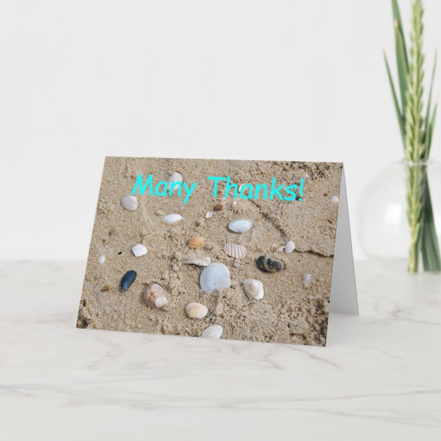 Cartão De Agradecimento Generosidade - placa de obrigado (Frente)