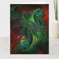 Genesis Abstrato Art Verde