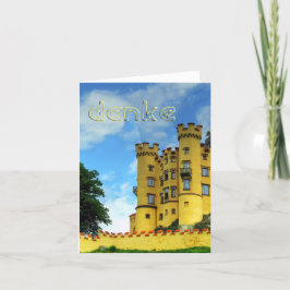Cartão De Agradecimento German Language Thank You Card