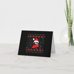 Cartão De Agradecimento German shepherd de Natal