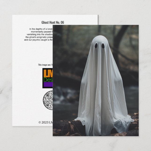 Cartão De Agradecimento Ghost Hunt N.º 06 (Frente/Verso)