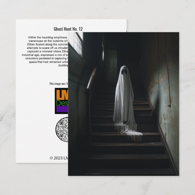 Cartão De Agradecimento Ghost Hunt N.º 12 (Frente/Verso)