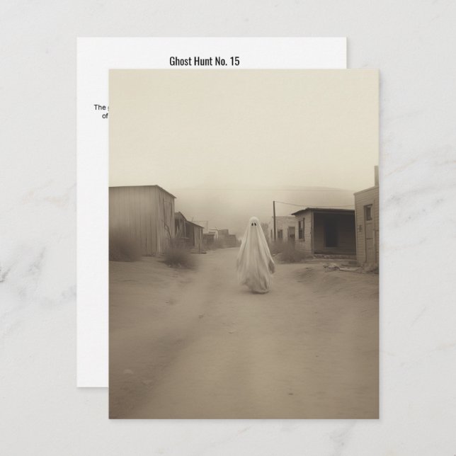 Cartão De Agradecimento Ghost Hunt N.º 15 (Frente/Verso)