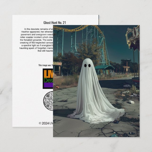 Cartão De Agradecimento Ghost Hunt No. 21 (Frente/Verso)