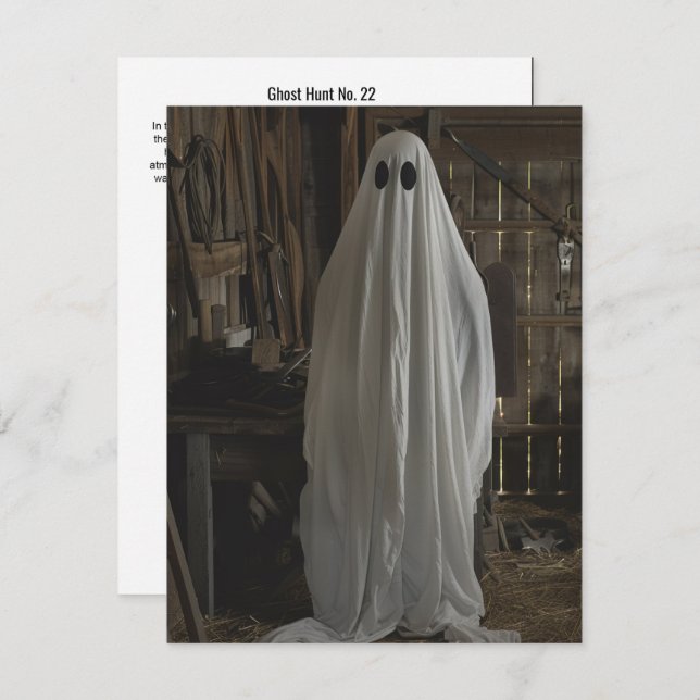 Cartão De Agradecimento Ghost Hunt No. 22 (Frente/Verso)