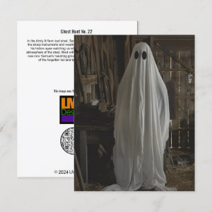 Cartão De Agradecimento Ghost Hunt No. 22