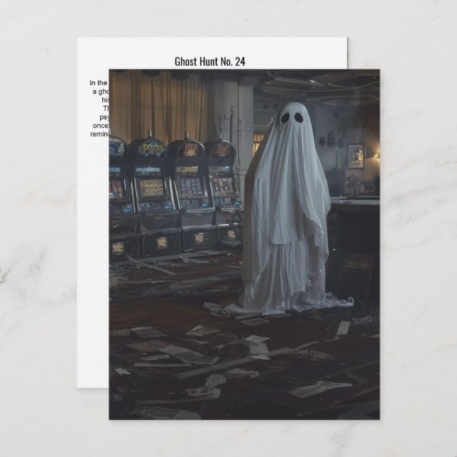 Cartão De Agradecimento Ghost Hunt No. 24 (Frente/Verso)