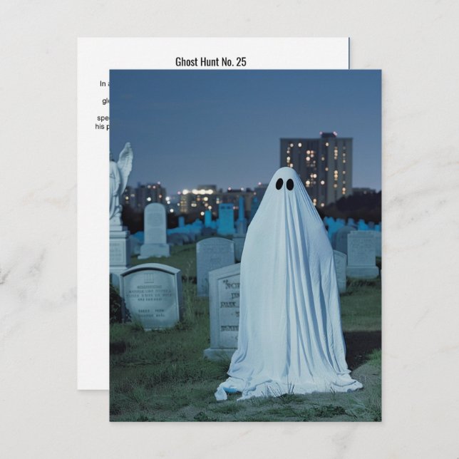Cartão De Agradecimento Ghost Hunt No. 25 (Frente/Verso)