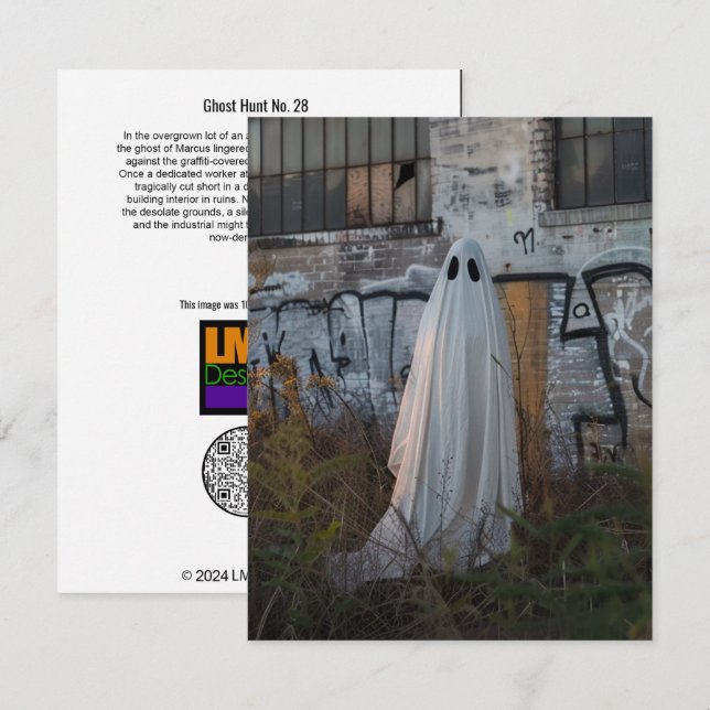 Cartão De Agradecimento Ghost Hunt No. 28 (Frente/Verso)