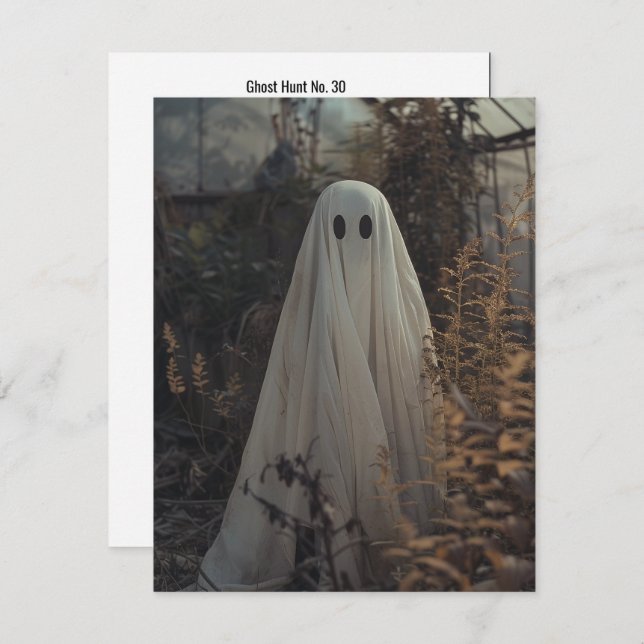 Cartão De Agradecimento Ghost Hunt No. 30 (Frente/Verso)