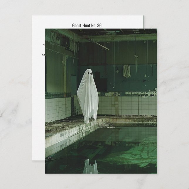 Cartão De Agradecimento Ghost Hunt No. 36 (Frente/Verso)
