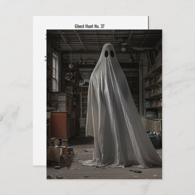 Cartão De Agradecimento Ghost Hunt No. 37 (Frente/Verso)