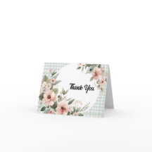 gingham verde noiva boêmio casamentos Chá de Noiva