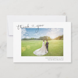 Cartão De Agradecimento Giraffe Wedding Obrigado
