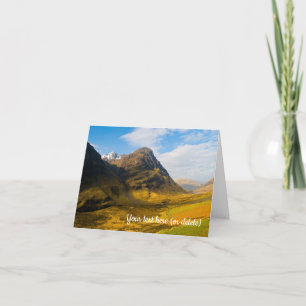 Cartão De Agradecimento Glen Coe, Escócia