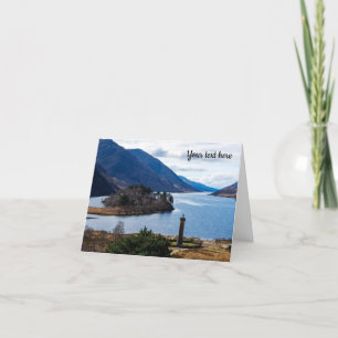 Cartão De Agradecimento Glenfinnan Monument, Loch Shiel, Escócia
