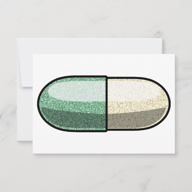 Cartão De Agradecimento Glitter Fluoxetine (Frente)