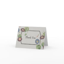 Glória da Manhã Moderna Lembrança Obrigado