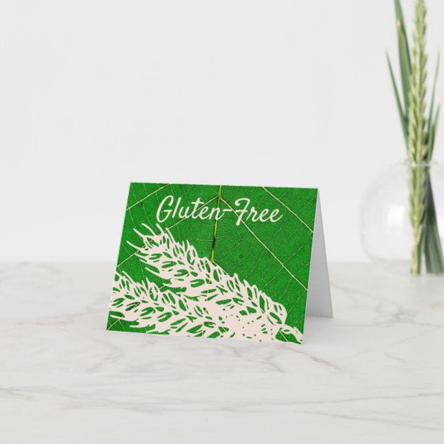 CARTÃO DE AGRADECIMENTO GLUTTEN FREE (Frente)
