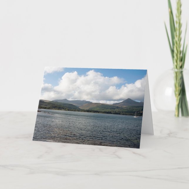 Cartão De Agradecimento Goat Fell Scotland (Frente)