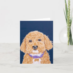 Cartão De Agradecimento Goldendoodle