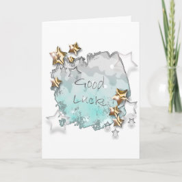 Cartão De Agradecimento Good Luck Card - Lucky Stars