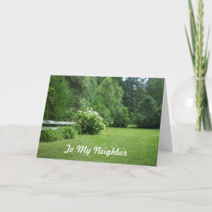 Cartão De Agradecimento Good Neighbor Day-May+19th