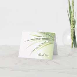 Cartão De Agradecimento Gota de Orvalho Obrigado