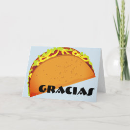 Cartão De Agradecimento GRACIAS (Obrigado)