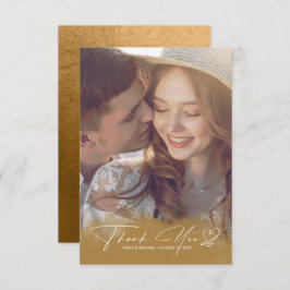 Cartão De Agradecimento Gradiente de Aquarela Obrigado Autumn Dourado ID78